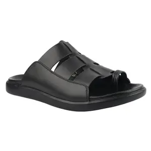 Medifeet Fisherman Sandal II Outdoor Sandal II Flat Sandal II Cushion Sandal For Men's (BLACK, 7)