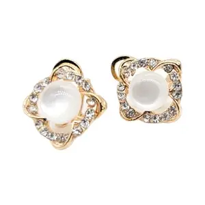 MAGICKAL MOON Women Jewellery Crystal Stud Earrings For Women and Girls (1 Pair)__062