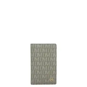 Da Milano Leather Card Holder for Men & for Women - Grey (0112S)