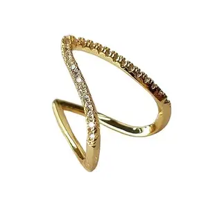 Rings for Women, Anti Tarnish V Shape Ring For Women and Girls, Midi Finger Rings for Women and Girls