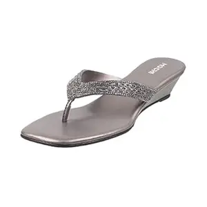 Mochi Women's Embellished Fashion Heel Sandals