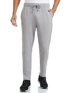 Amazon Brand - Symbol Men's Cotton Rich Strechable Knit Track Pants - Regular Fit