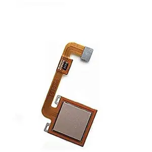 MOBILE MENIA Fingerprint Touch Sensor/Scanner Flex Cable Compatible with Xiaomi Redmi Note 4 :(Gold)