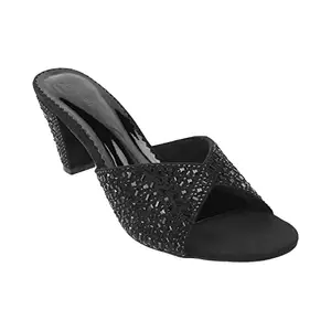 Metro Womens Synthetic Black Slip Ons (Size (6 UK (39 EU))