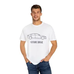 Future Drive-Printed T-Shirt |Color - White |Fabric - Cotton| Size-XXL |NT-_201