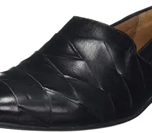 Michael Angelo Men's REAVE 7103 Black Leather Shoes -8UK