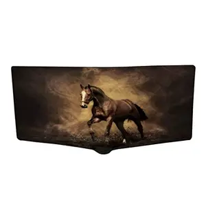 CRAFTSEVER Canvas Wallet for Men and Boys 6 Card Holder Wallet,bi fold Canvas Printed Genuine Wallet and Purse Card Holders for Men (Tan)