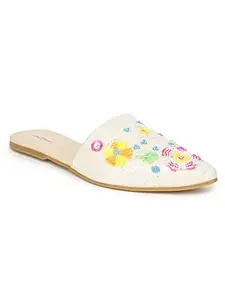 Shezone Multi Colour Synthetic Material Flats For Women::(HS2004_MULTI_42)