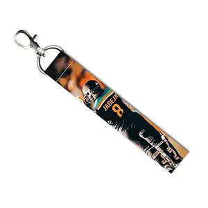 ISEE 360® Cricketer Jadeja Lanyard Tag with Swivel Lobster for Gift Luggage Bags Backpack Laptop Bags L X H 5 X 0.8 INCH