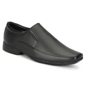Dolis Comfort Men's Classic Leather Formal Shoes - Durable & Slip-Resistant 9 UK/IND Black