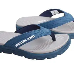 Woodland Men's Teal PU Sports Slipper-9 UK (43EURO) (OSGP 6346024)