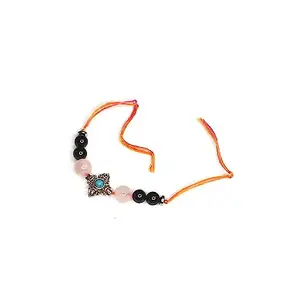 Arka Surya Crystals Love & Protection Rakhi for Strengthen Brotherly Bond Enhances Love, Protects Aura, Supports Heart & Root Chakras