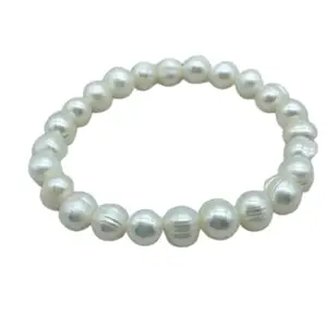 GtcGems असली समुद्री पर्ल मोती ब्रेसलेट Freshwater Pearl Bracelet South Sea Pearl Stone Original Certified By IGL Lab सच्चा मोती रत्न ओरिजिनल Unheated Untreated Sacche Moti Ka Bracelet For Everyone