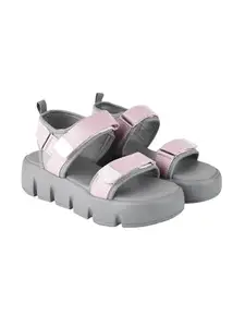 Shoetopia Lightweight Comfortable Trendy Green Sandals for Women & Girls /UK6-EU38