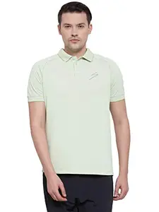 SG Polyester T-Shirt Men Polo PL7 Lime M, M(Lime)