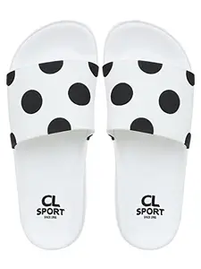 Carlton London Sports Women White Slipper(8 UK)