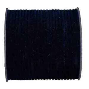 THE GOLDEN CASCADE B Blue Color Velvet Metal Bangles Chudi for Women Girls (2 Dozen) (Large 2.8)