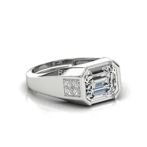 MBVGEMS Natural zircon ring 8.25 Ratti Certified HANDMADE Finger Ring With Beautifull Stone american diamond ring PANCHDHATU for Men and Women