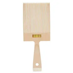 ANGGREK Professional Flattopper Flat Top Comb Portable Salon Barber Hair Styling Cutting Tool Barber Hair Comb Wide Flat-Top Comb Accurate Water Levelling System