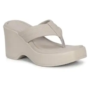 Commander Shoes Trendy Platfoam Heel Comfortable V Shape Slippers for Girls and Women (602)