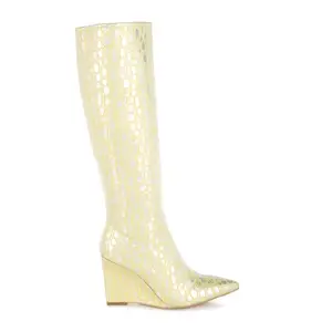 London Rag Tear Shaped Faux Leather Boots