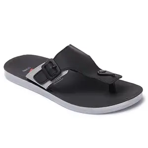 CLYMB Men Black Synthetic Slipper/Ultra-light Comfortable Flip-Flop For Men