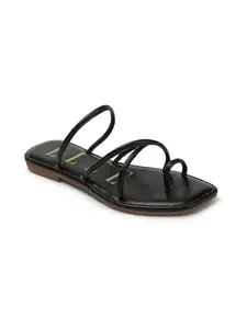 ELLE Women Sandal,Black,UK-5