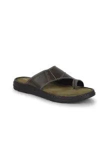 Bata Men's Slip-on Sandal - OLIVE (7 UK) (8757011)