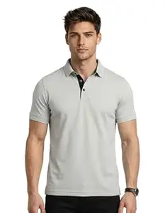 AWG ALL WEATHER GEAR Collar Tshirts | Half Sleeves Plain-Regular Fit | Dryfit Solid Polo T-Shirt | Sports wear Casual Tees | Moisture Wicking Activewear | Lightweight Quick Dry Gym & Running Polo