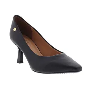LEMON & PEPPER LEMON & PEPPER by Shoppers Stop Patent Slipon Womens Formal Boots (BLACK, SIZE_35)