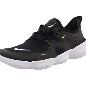 Nike Women's Free Rn 5.0 Black/White-Anthracite-Volt Running Shoes-4 UK (6 US) (AQ1316)