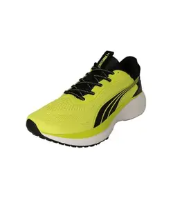 Puma Men Galaxis Pro, Lime Sheen-Black-White, Running Shoe - 7UK (31176702)