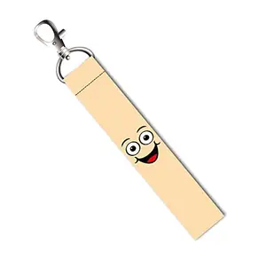 ISEE 360® Cute Smiley Lanyard Bag Tag with Swivel Lobster for Gift Luggage Bags Backpack Laptop Bags Students Employees Travelers L X H 5 X 0.8 INCH