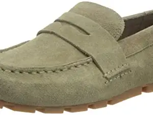 Clarks Oswick Bar Olive Suede UK-6