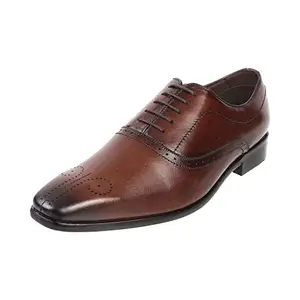 Metro Mens Leather Brown Lace-up Shoes (Size (9 UK (43 EU))
