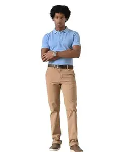 USI Premium Cotton Polo T-Shirt for Men Concept 11 | 100+ wash Tested | Smart fit, Durable, Classic | Uni Style Image