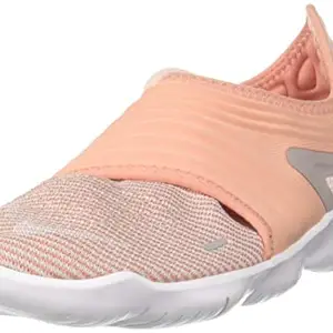 Nike Women's Free Rn Flyknit 3.0 Quartz/White-Echo Pink Trail Running Shoes-6 Kids UK (AQ5708)