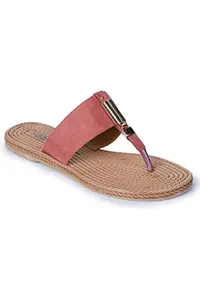 Liberty Women M1-30 Pink Casual Slipper-6 UK(39 EU)