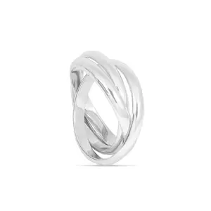 Mia by Tanishq Infinity Loop Silver Finger Ring