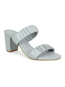 Inc.5 Shoes Women Fashion Heeled Sandal 100839_GREY