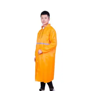 Cockatoo RNCT-02 Rain Coat for Men & Women,Oercoat Oxford Material Rain Coat for Men & Women Waterproof, Orange