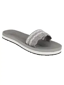 Carlton London Sports Women Grey Slipper(8 UK)