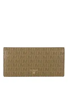 Da Milano Genuine Leather Green Flap Over Womens Wallet (0297B)