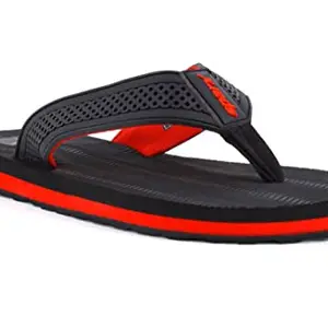Sparx mens SF0095G Blackred Flip-Flop - 6 UK (SF0095GBKRD0006)