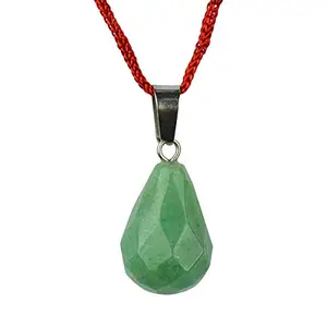 Reiki Crystal Products Natural Crystal Stone Green Reiki Healing Jade Pendant for Men and Women