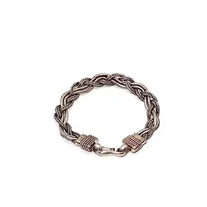 Gauri925 Sterling Silver Bracelet for Men | With Certificate Of Authenticity and 925 Stamp | 6 Months Warranty