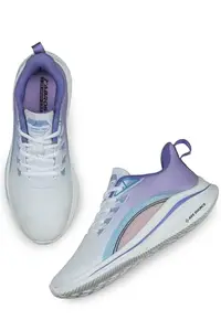 ABROS Women's Meggy ASSL0196 Sports Shoes|Running Shoes|Walking Shoes_Offwhite/Lavender_8UK