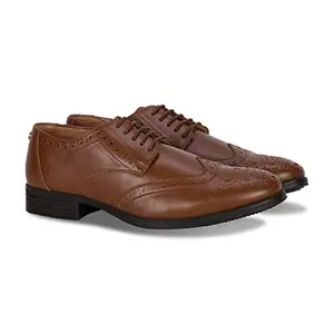 Carlton London Men's Brown Formal Shoes Tan 7 UK (41 EU) (8 US) (CLM-1789)