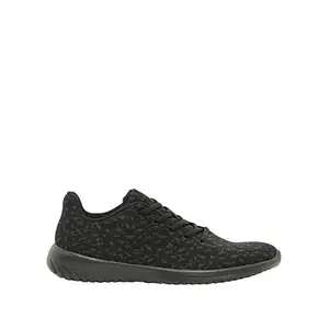 shoexpress Men's Black Running Shoes-9.5 Kids UK (SX-KMENG)