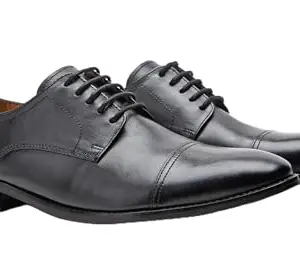 Symbol Premium Men's Formal Toe Cap Derby Black Leather Shoes_6 UK (SYP-M-FSH-DER-02)